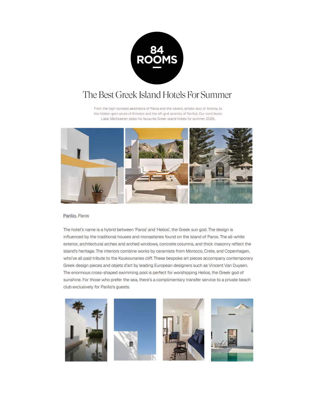 84 Rooms Standard _ Parilio